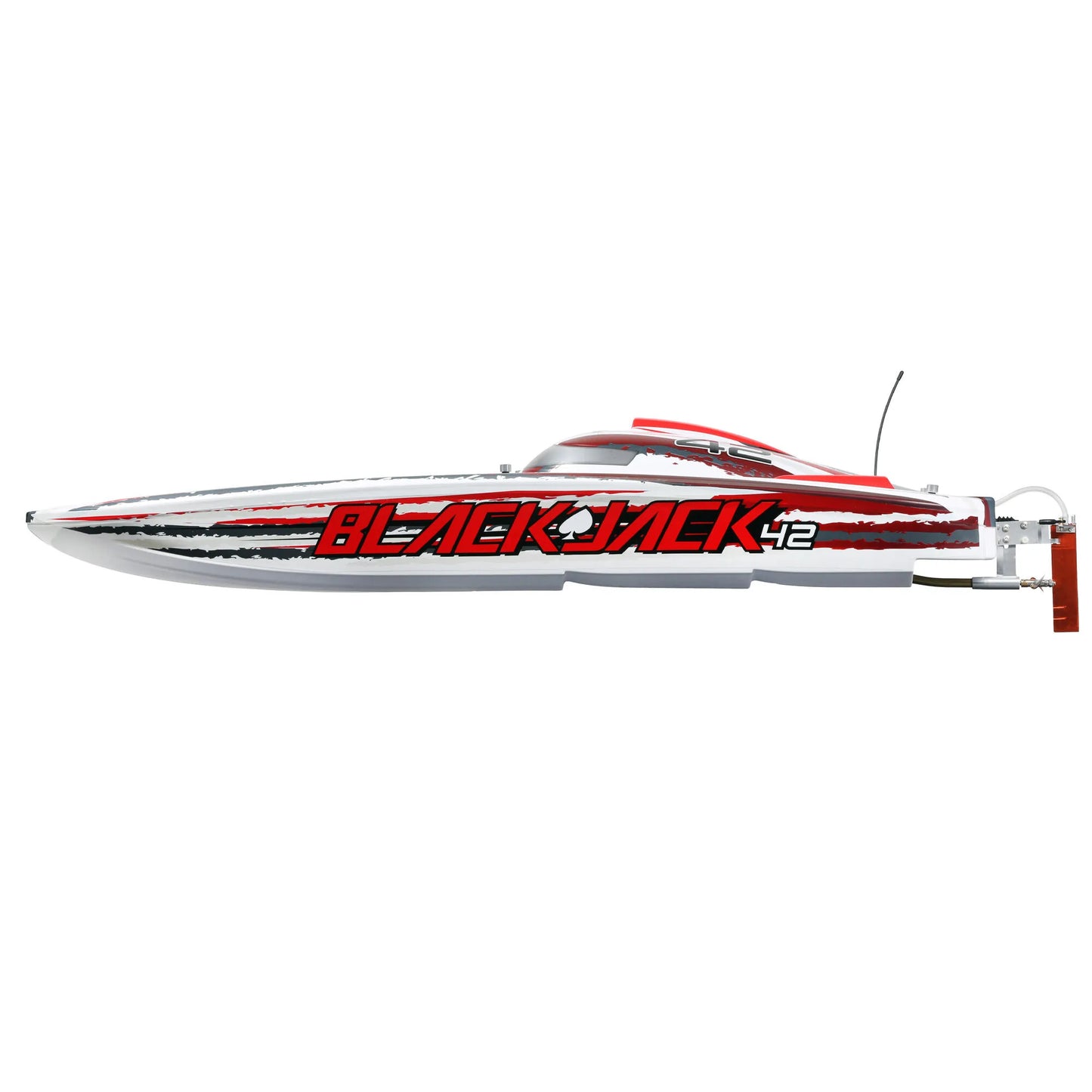 Pro Boat Blackjack 42 Brushless 8S Catamaran, RTR, Red / White, PRB08043T2