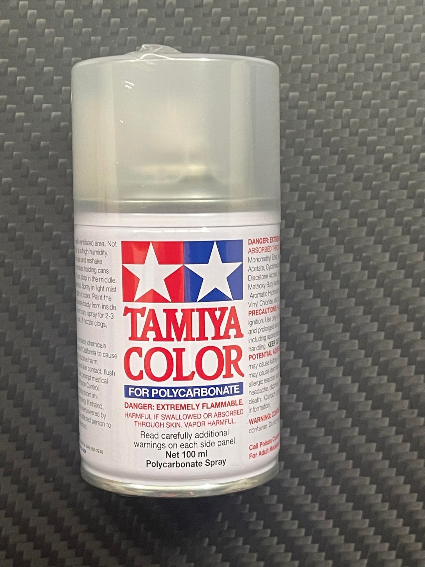 Tamiya 86055 Polycarbonate Spray Paint PS-55 Flat Clear (100ml)