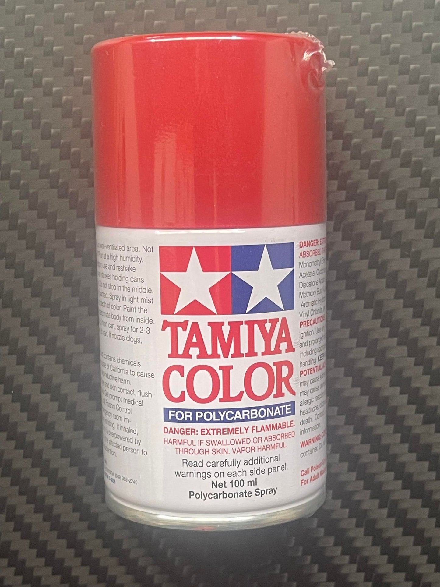 Tamiya 86060 Polycarbonate Spray Paint PS-60 Bright Mica Red (100ml)