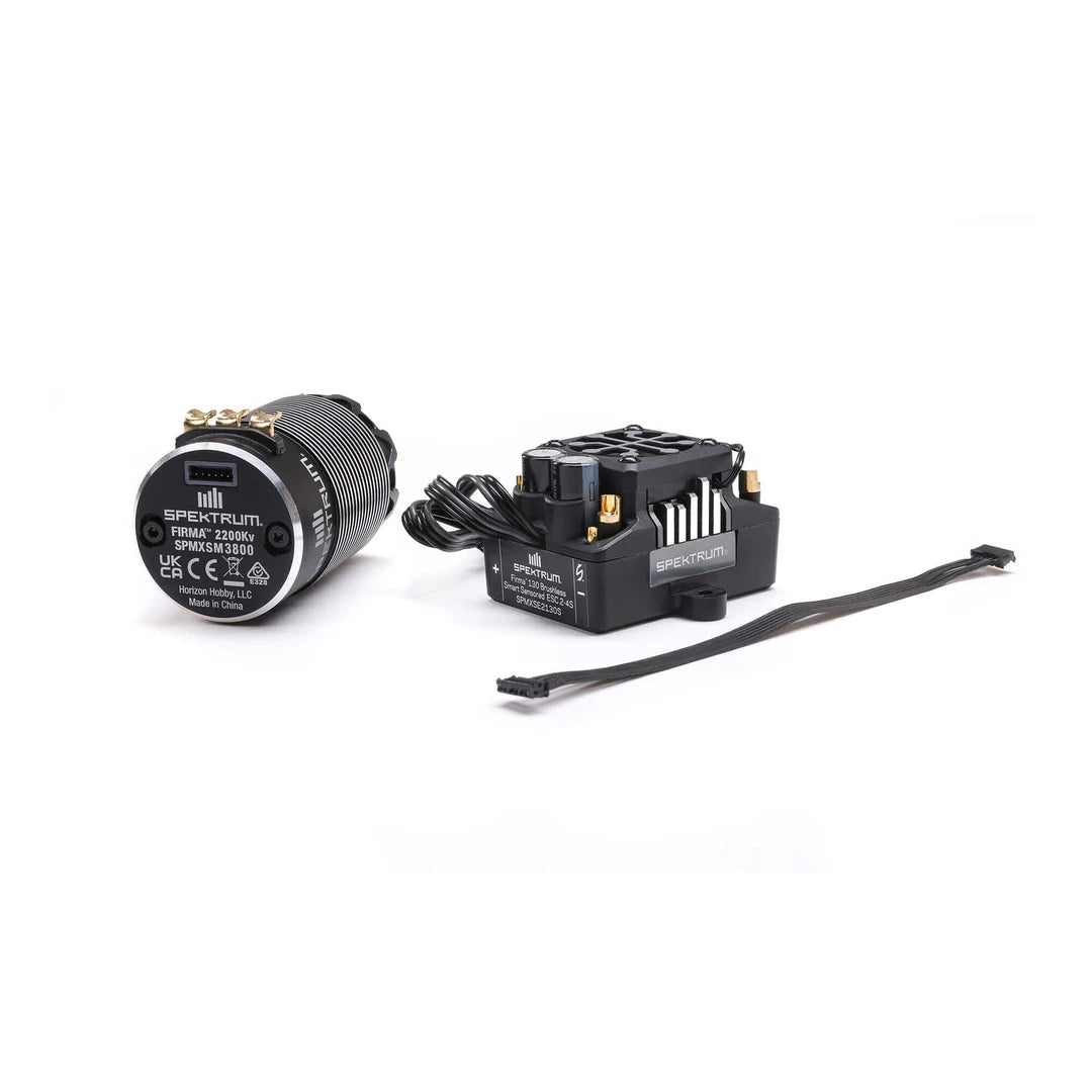 Spektrum Firma 130A Brushless Sensored Smart ESC with 2200kv Motor Combo