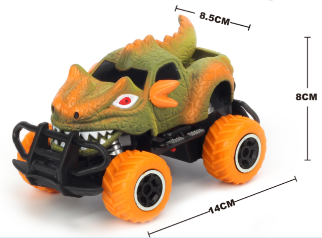 1:43 mini off-road graffito monster Orange RTR car Body, (Requires AA Batteries)
