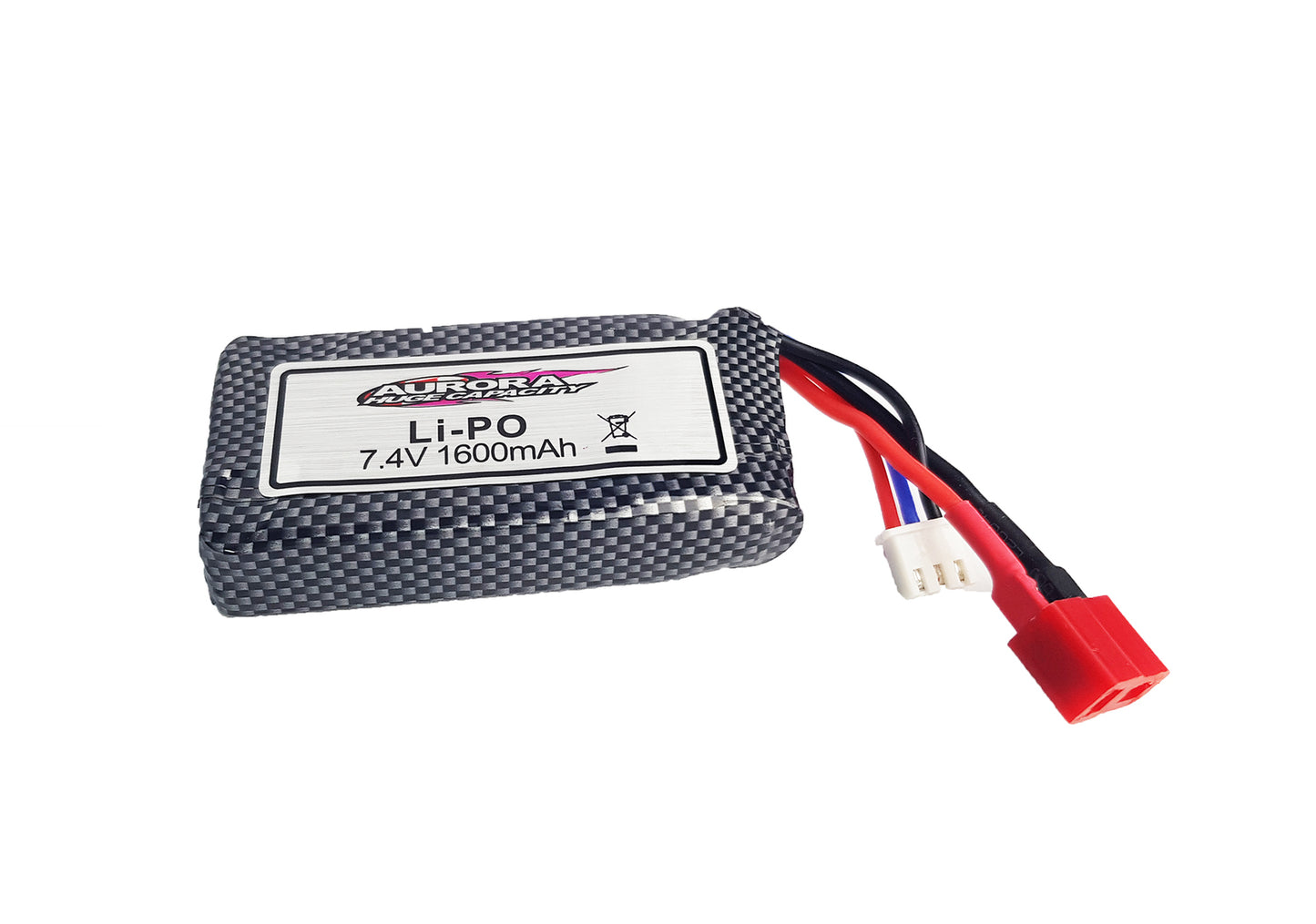 Tornado RC 9125 Lipo Battery 7.4V 1600mah Deans Plug. (TRC-9125-DJ02)