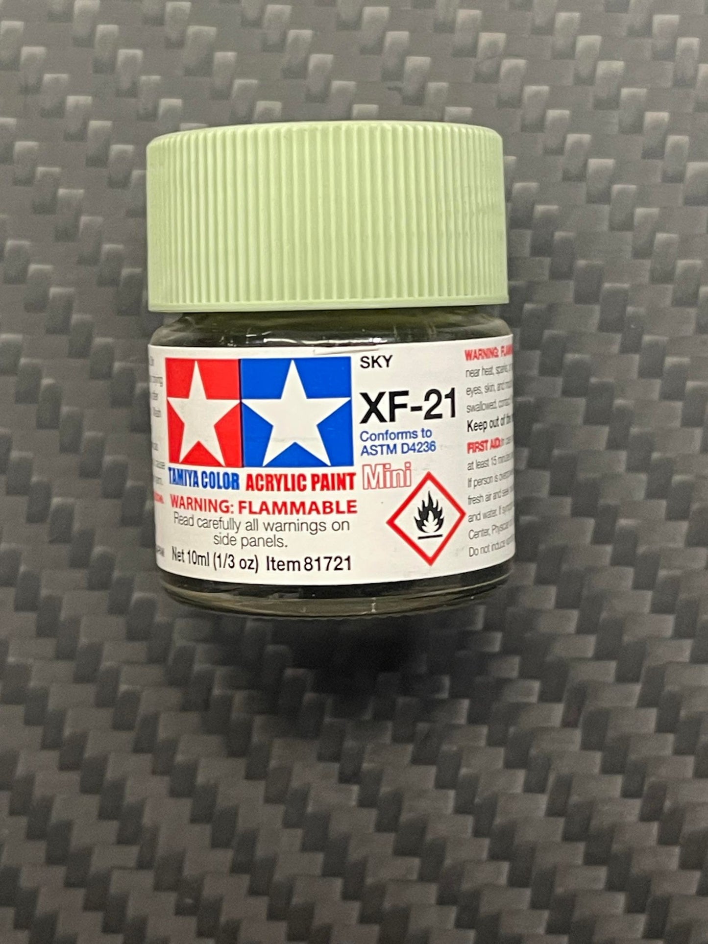 Tamiya 81721 Acrylic Paint Mini XF-21 Sky (10ml)