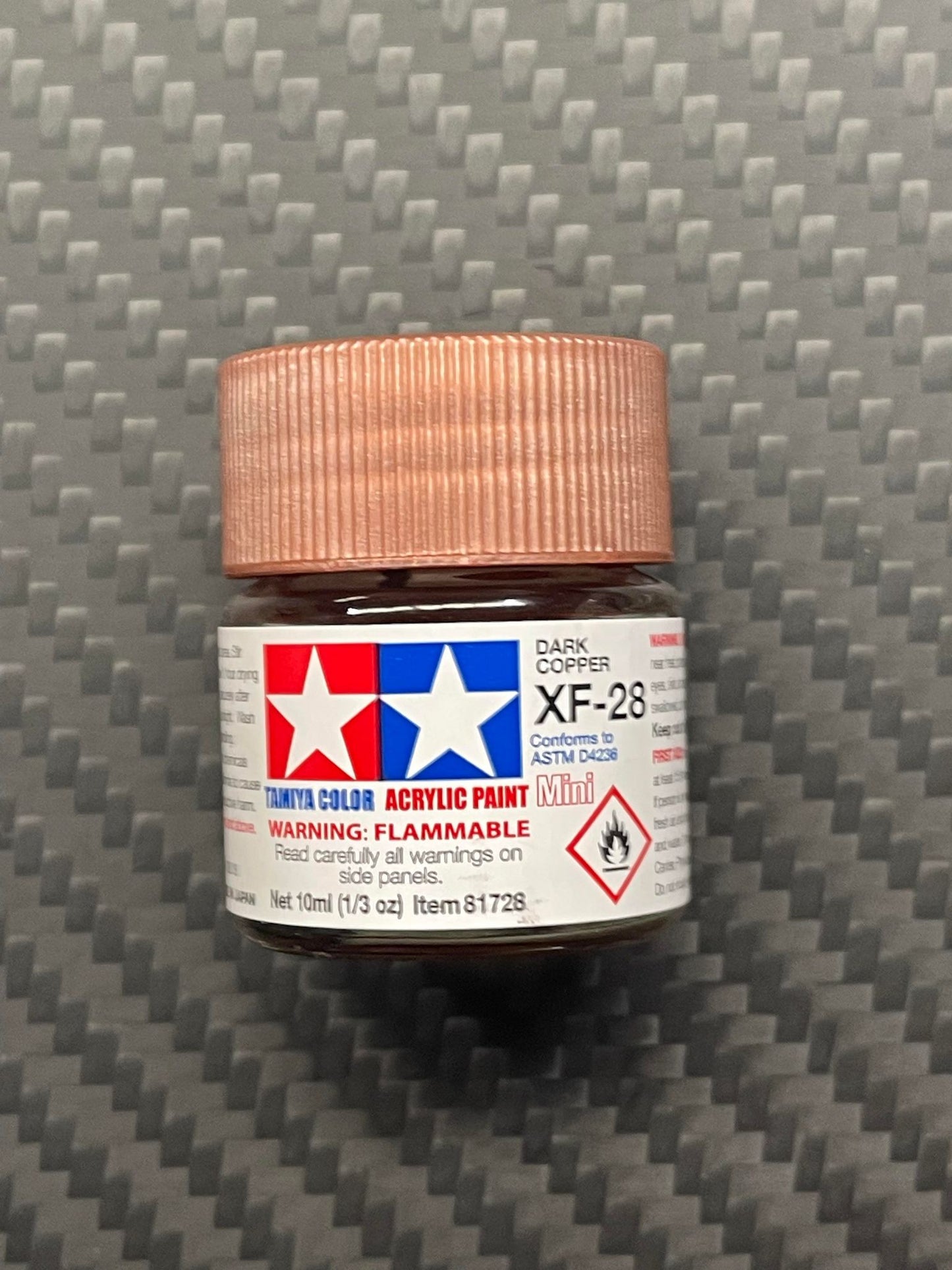 Tamiya 81728 Acrylic Paint Mini XF-28 Dark Copper (10ml)
