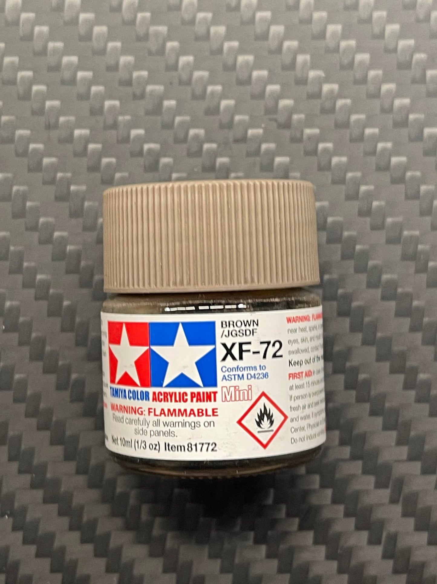 Tamiya 81772 Acrylic Paint Mini XF-72 Brown /GSDF (10ml)