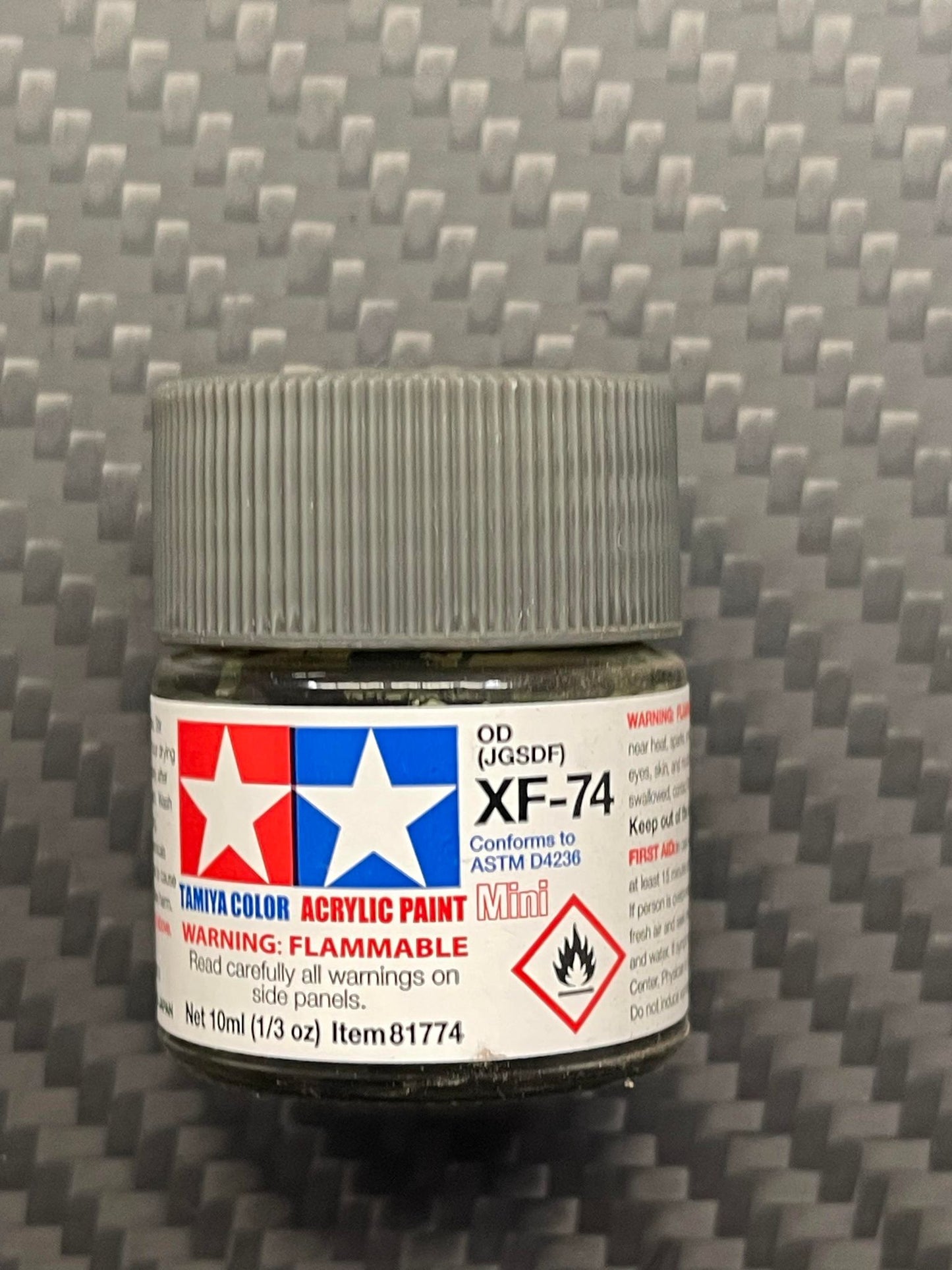 Tamiya 81774 Acrylic Paint Mini XF-74 Olive Drab/JGSDF (10ml)