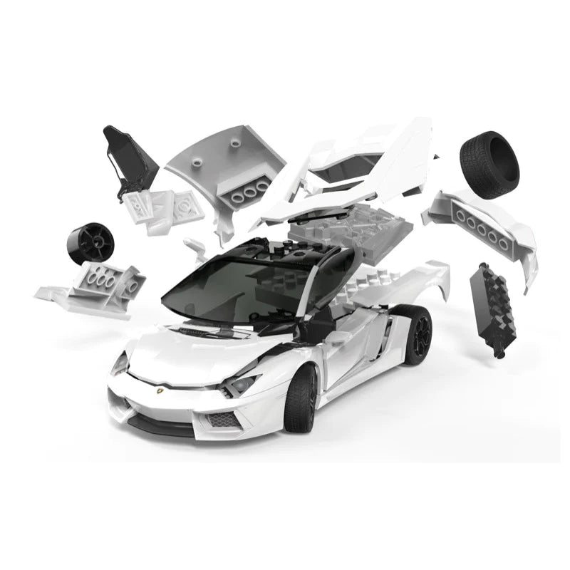 Airfix J6019 Quick Build Lamborghini Aventador White J6019