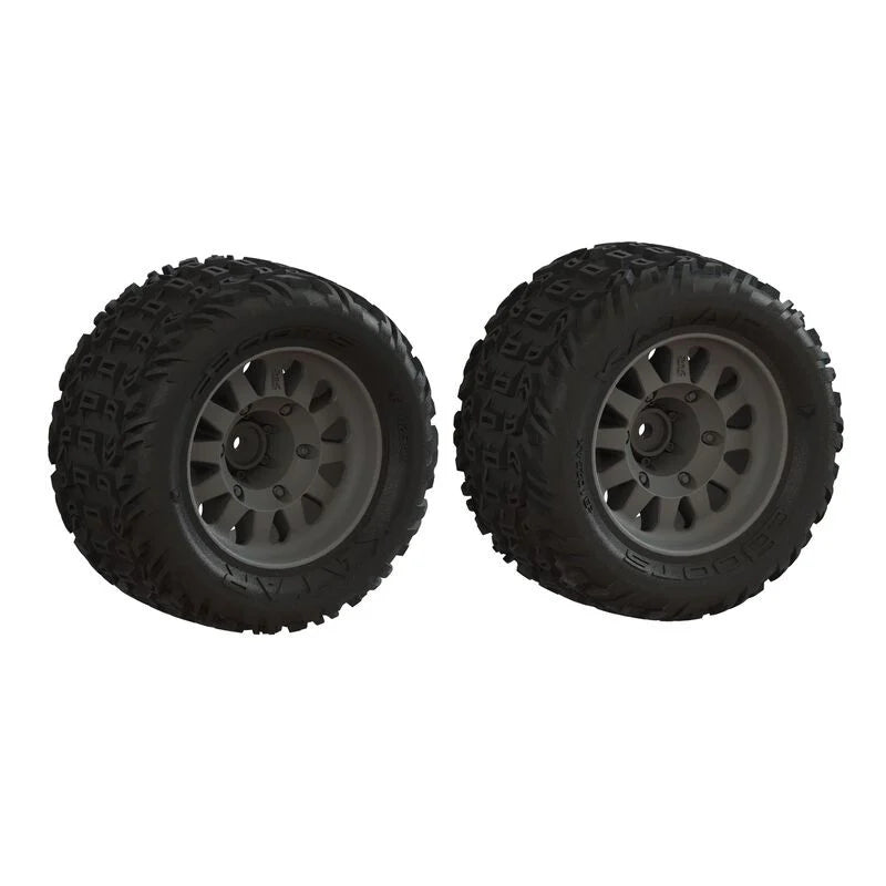 Arrma DBoots Katar Tire Set Glued, 2pcs, Vorteks MEGA
