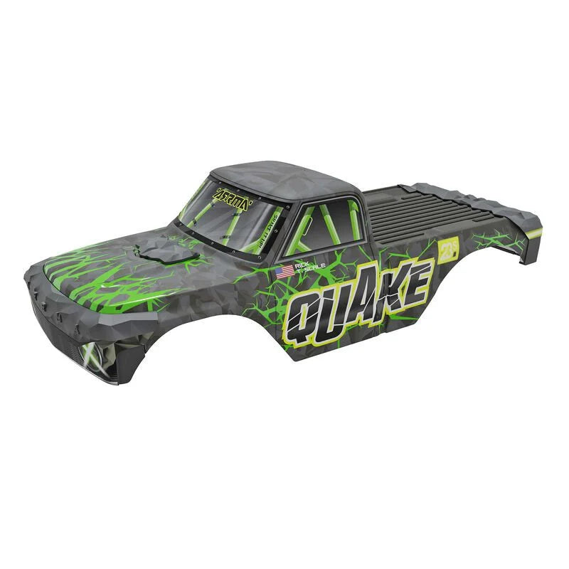 Arrma Painted Body Set, Green, Quake 223S