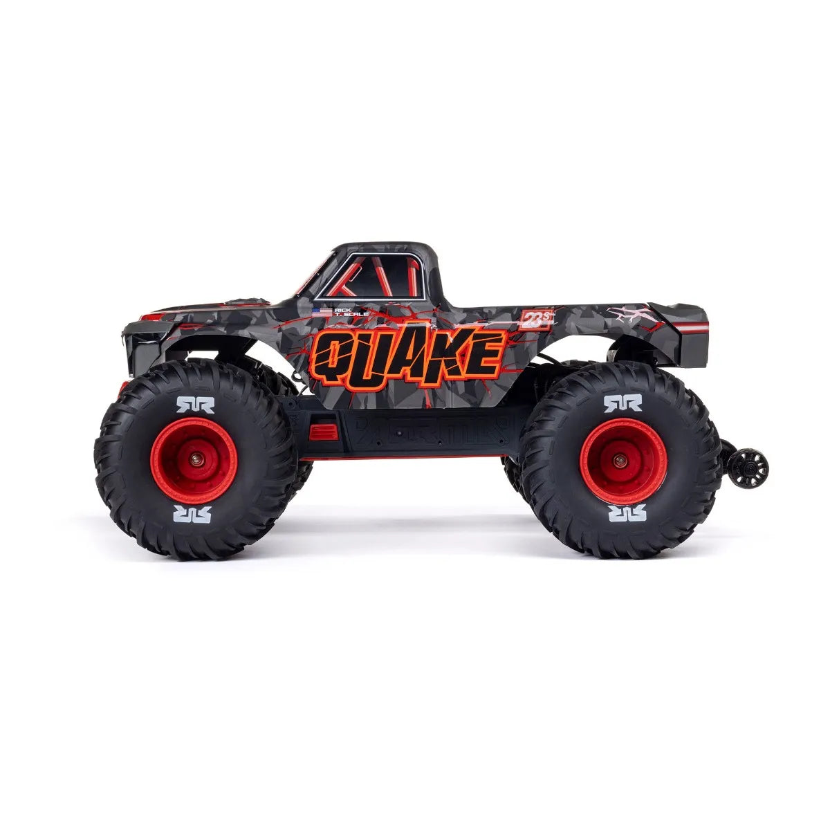 Arrma Quake 223S BLX DSC 1/10 2WD Monster Truck, RTR, Red, ARA3537T1