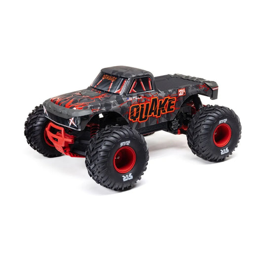 Arrma Quake 223S BLX DSC 1/10 2WD Monster Truck, RTR, Red, ARA3537T1