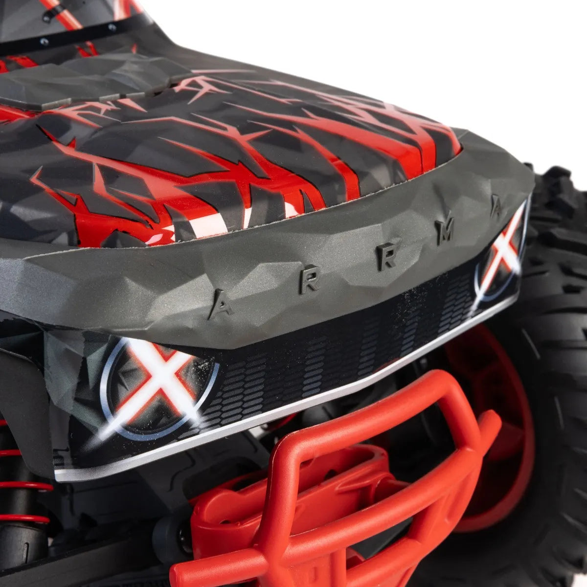 Arrma Quake 223S BLX DSC 1/10 2WD Monster Truck, RTR, Red, ARA3537T1