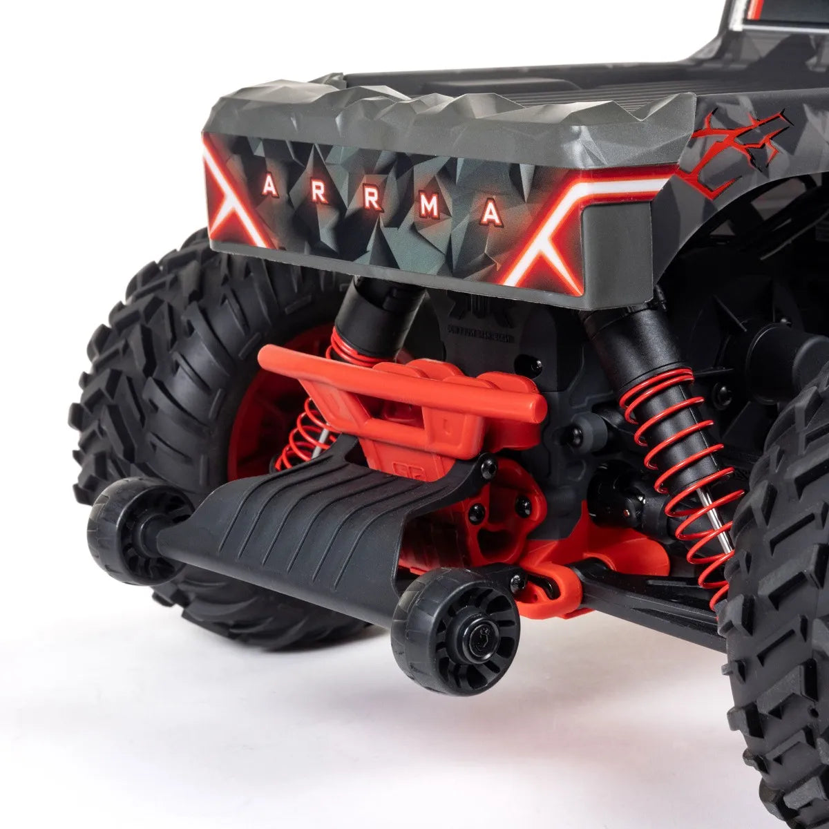 Arrma Quake 223S BLX DSC 1/10 2WD Monster Truck, RTR, Red, ARA3537T1