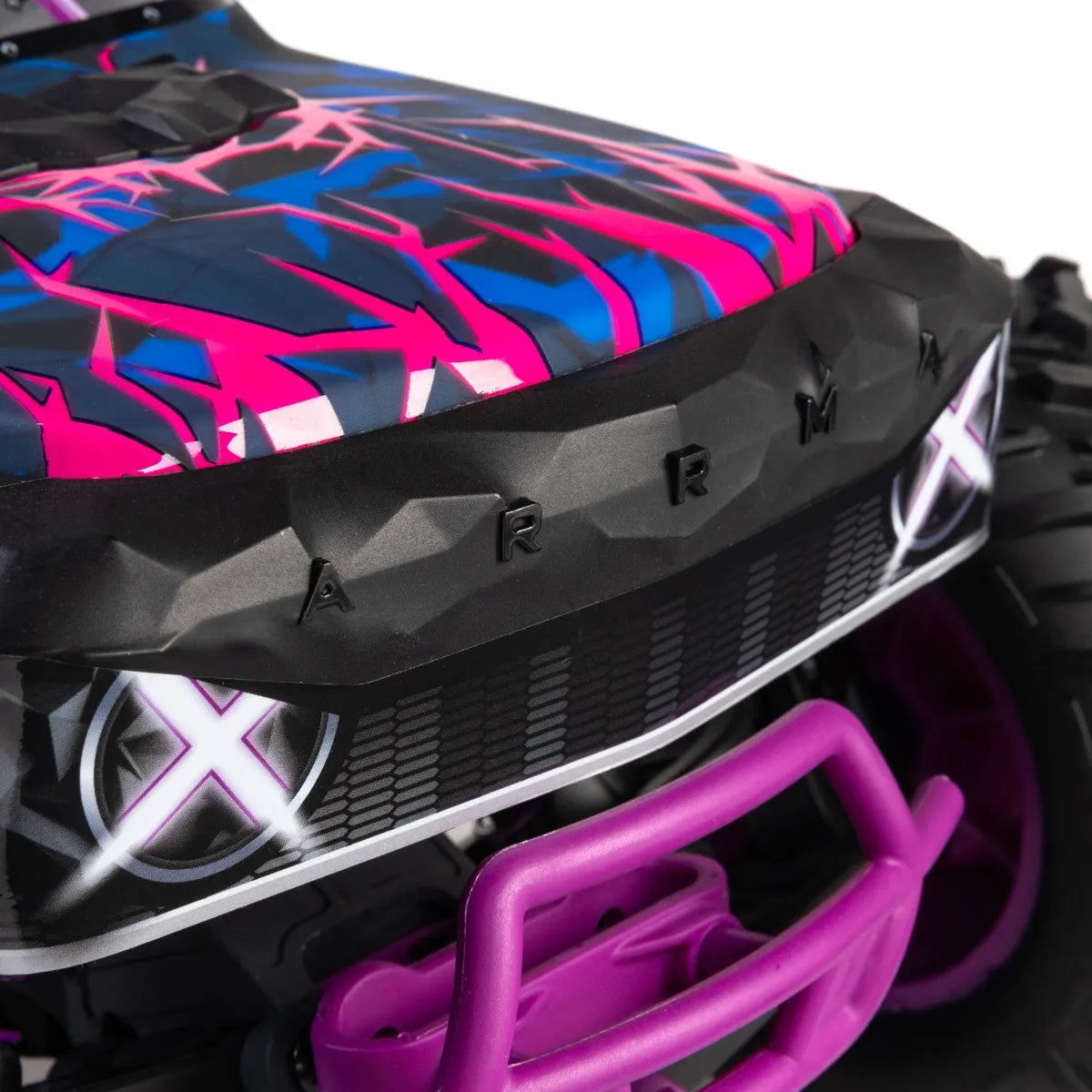 Arrma Quake 223S BLX DSC 1/10 2WD Monster Truck, RTR, Purple, ARA3537T3