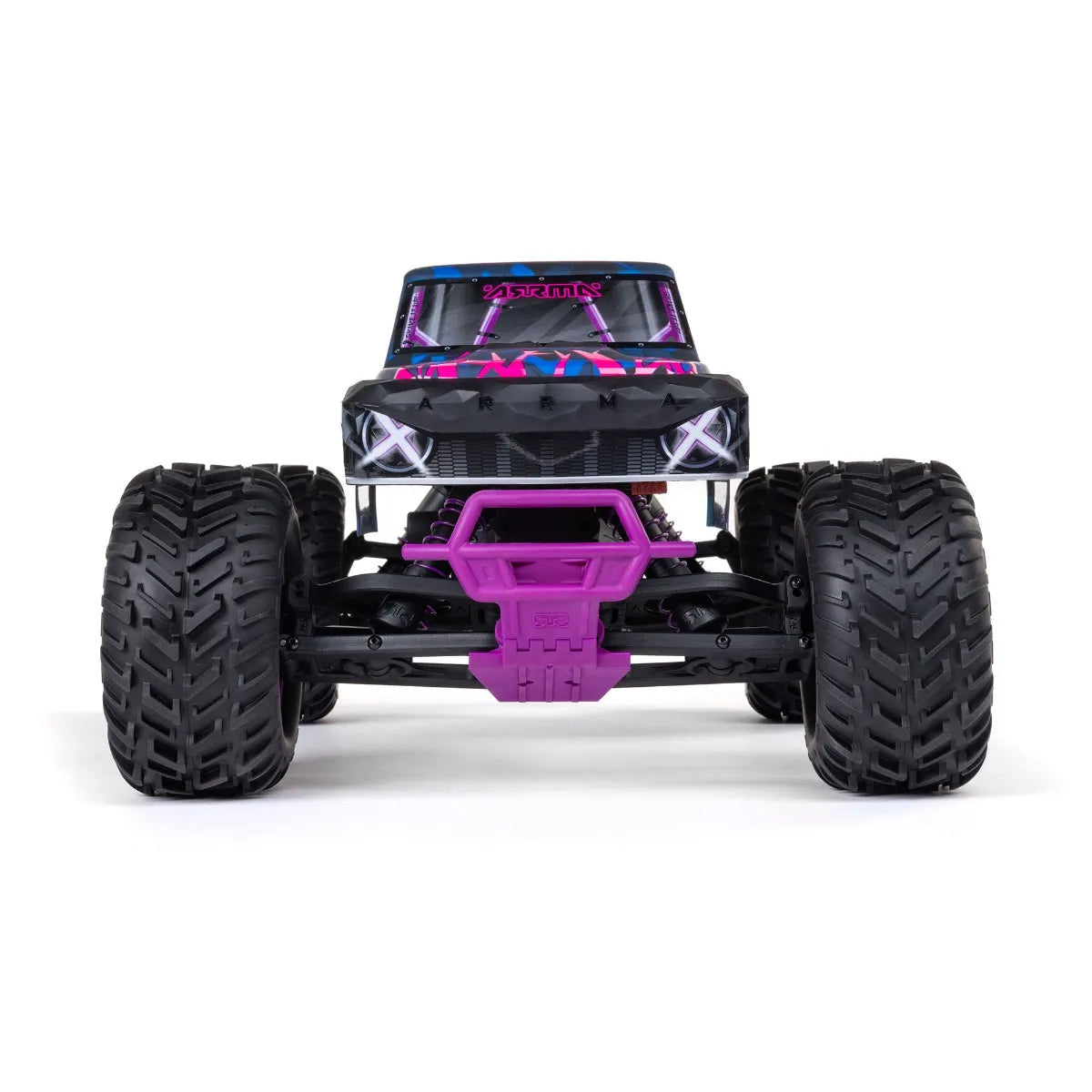 Arrma Quake 223S BLX DSC 1/10 2WD Monster Truck, RTR, Purple, ARA3537T3