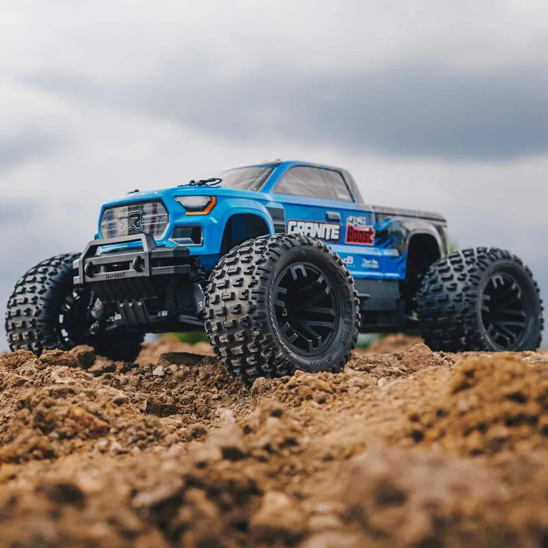 Arrma Granite 4X2 Boost Mega 1/10 2wd Monster Truck, RTR, Blue, ARA4102SV4T2