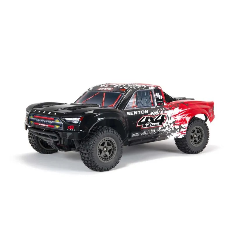Arrma Senton V3 4X4 3S BLX Short Course Truck, RTR, Red/Black