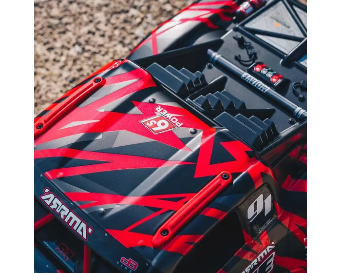 Arrma Mojave 1/7 6S BLX 2020 Spec Desert Truck RTR, Red, ARA7604V2T2