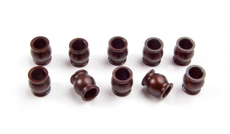 XRAY 307455 Pivot Ball 5.0mm Double Bevel Shoulders (10) 307455