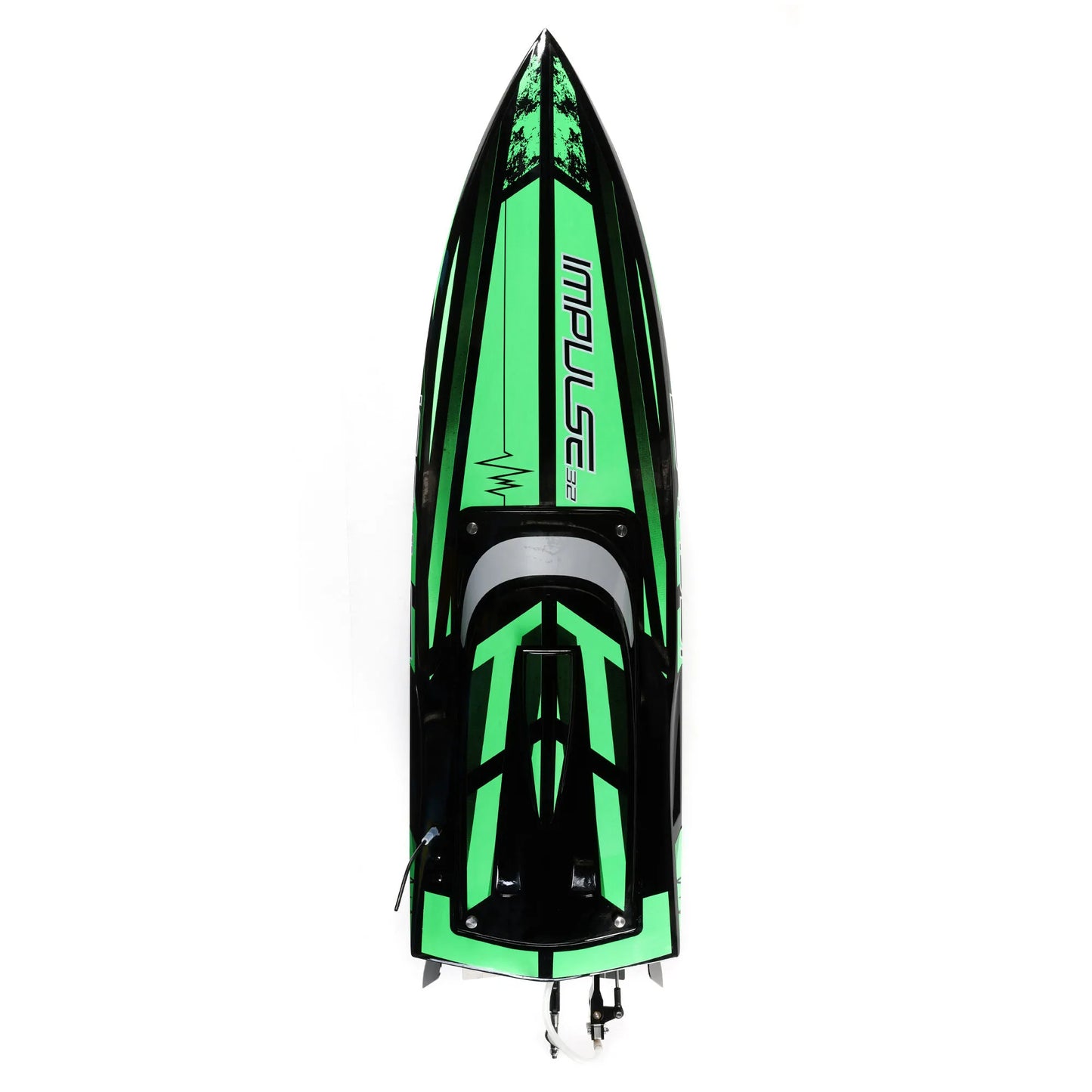 Pro Boat Impulse 32 RC Boat with Smart Technology, RTR, Black / Green, PRB08037T1