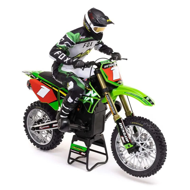Losi Promoto-MX 1/4 Motorcycle RTR Combo with Battery and Charger, Pro Circuit Scheme, LOS06002