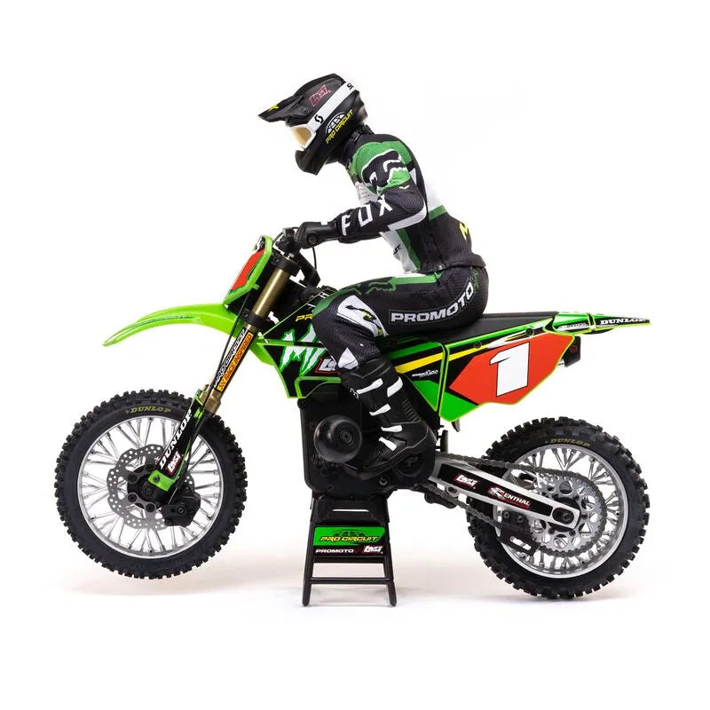 Losi Promoto-MX 1/4 Motorcycle RTR Combo with Battery and Charger, Pro Circuit Scheme, LOS06002