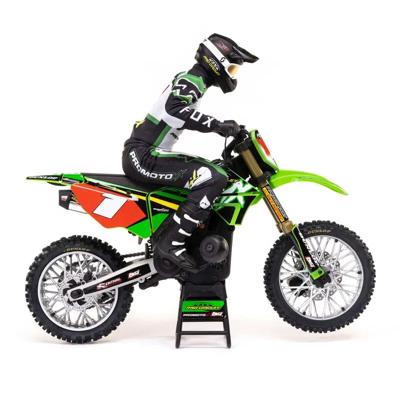 Losi Promoto-MX 1/4 Motorcycle RTR Combo with Battery and Charger, Pro Circuit Scheme, LOS06002
