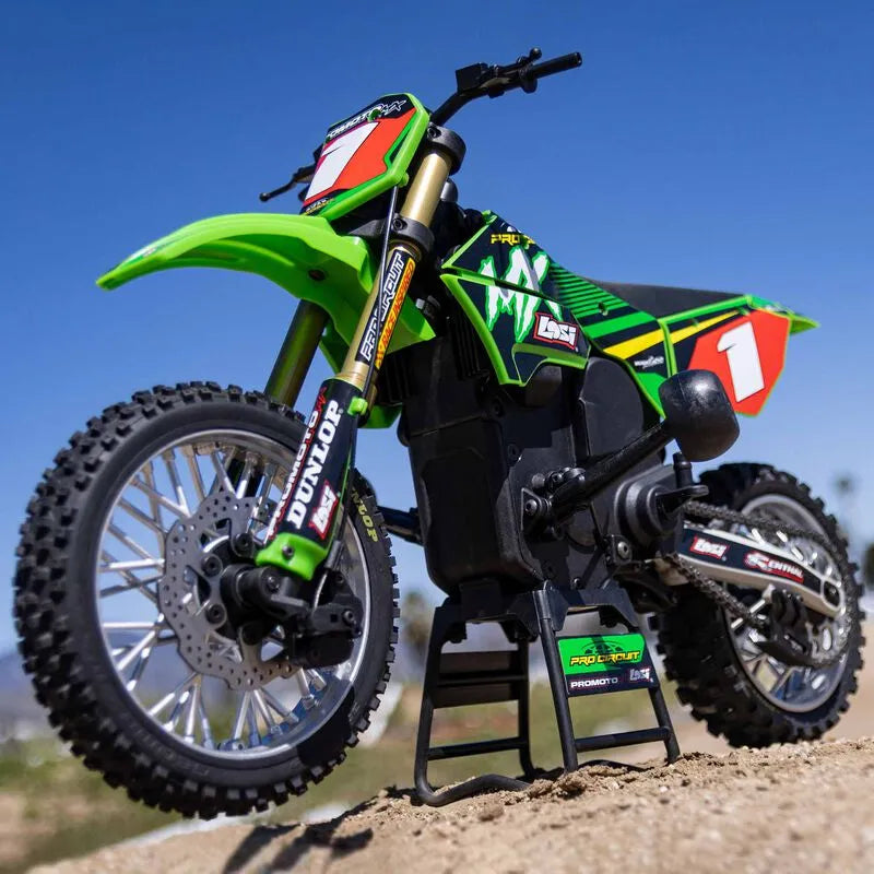 Losi Promoto-MX 1/4 Motorcycle RTR Combo with Battery and Charger, Pro Circuit Scheme, LOS06002