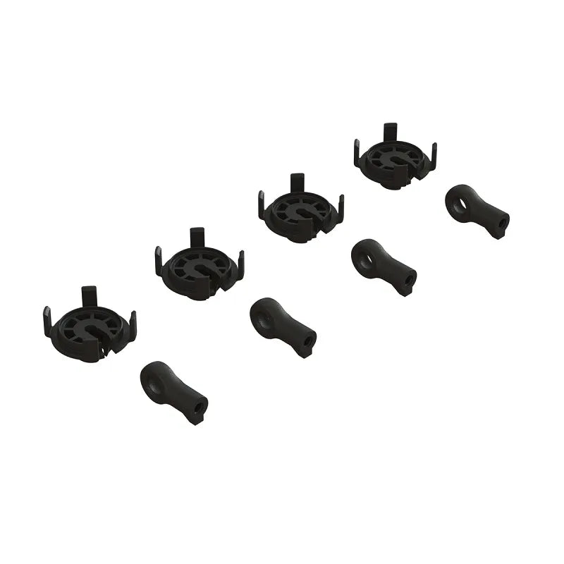 Arrma Shock Rod End & Spring Perch Set, 4pcs, 8S BLX, AR330569