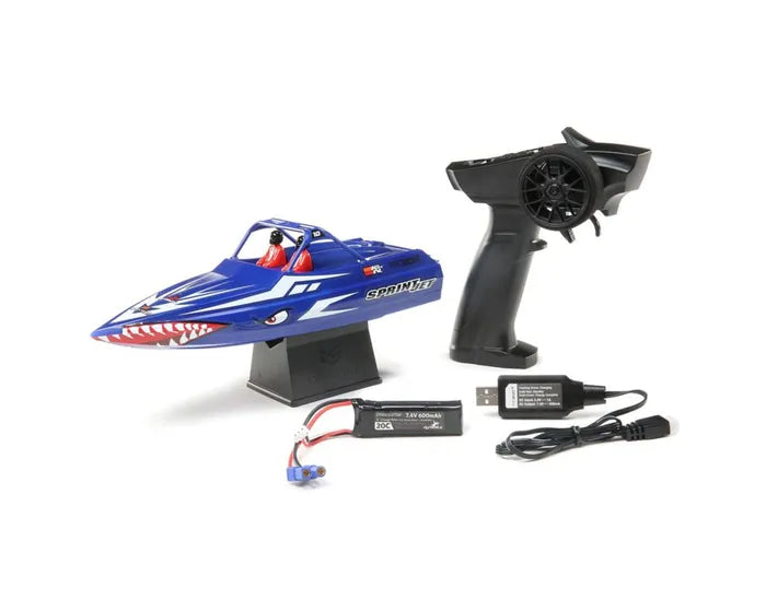 Pro Boat Sprintjet Jet Boat, RTR, Blue, PRB08045T2