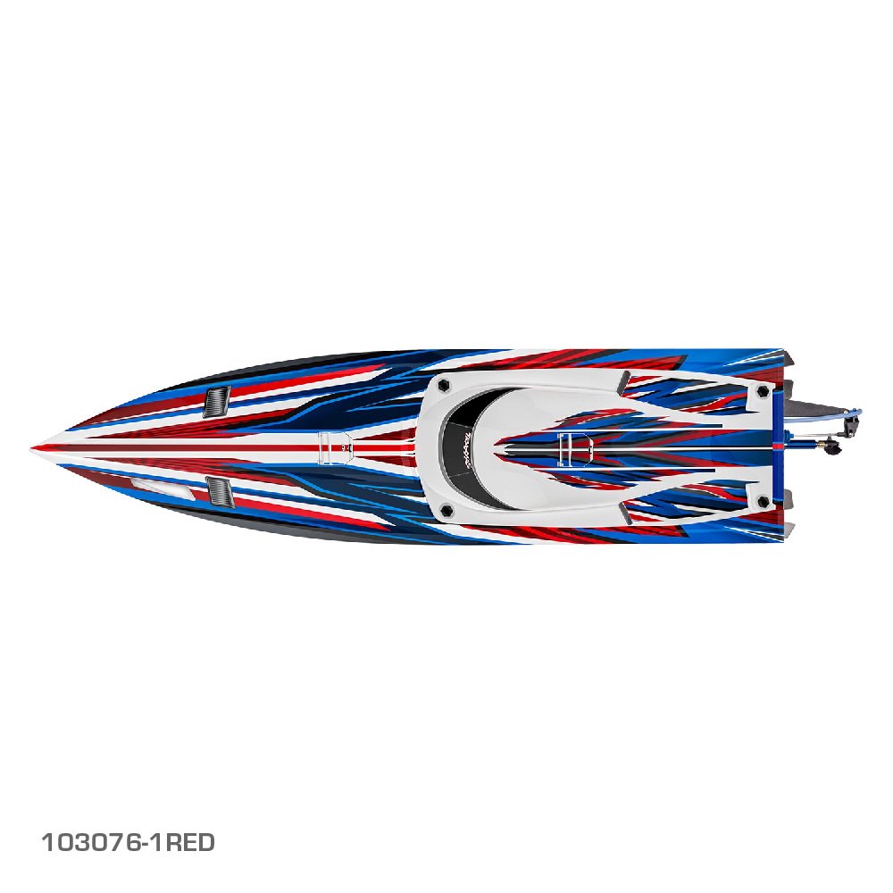 TRAXXAS SPARTAN SR 36" BRUSHLESS BOAT - ORANGE