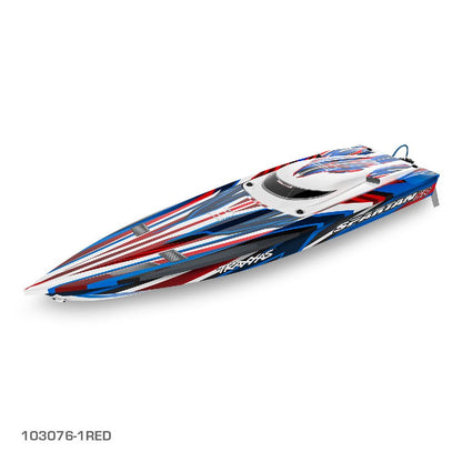 TRAXXAS SPARTAN SR 36" BRUSHLESS BOAT - ORANGE