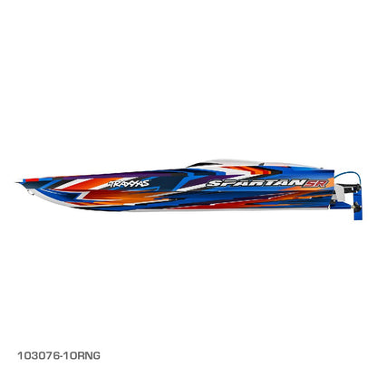 TRAXXAS SPARTAN SR 36" BRUSHLESS BOAT - ORANGE