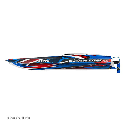 TRAXXAS SPARTAN SR 36" BRUSHLESS BOAT - ORANGE