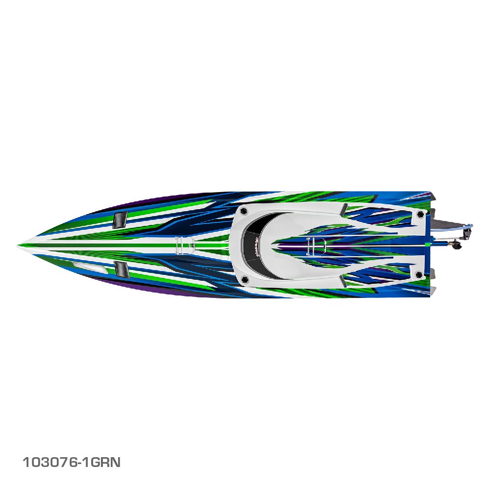 TRAXXAS SPARTAN SR 36" BRUSHLESS BOAT - ORANGE