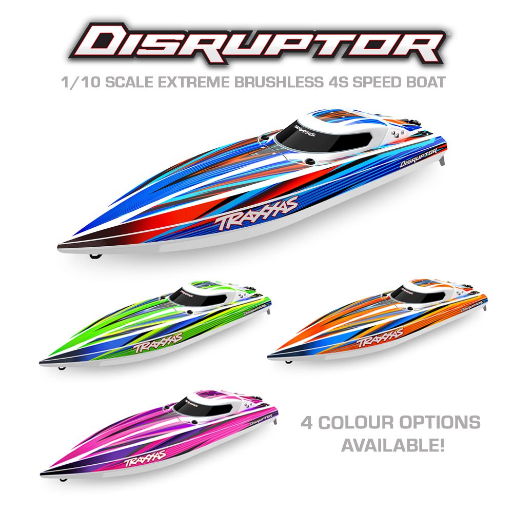 TRAXXAS DISRUPTOR BOAT - GREEN