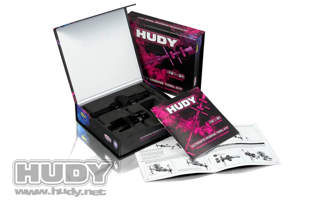 Hudy Rc Tools Hudy 107050 Ultimate Engine Tool Kit for .12 Engine 107050 – Radical RC ...
