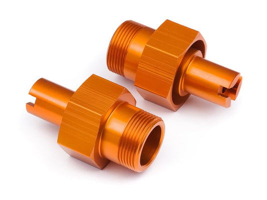 #112845 - 24mm HD FRONT HEX HUB (ORANGE/2pcs)