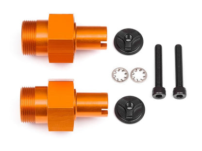 #112845 - 24mm HD FRONT HEX HUB (ORANGE/2pcs)