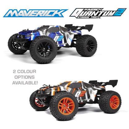 MAVERICK QUANTUM2 XT 1/10TH STADIUM TRUCK -BLUE