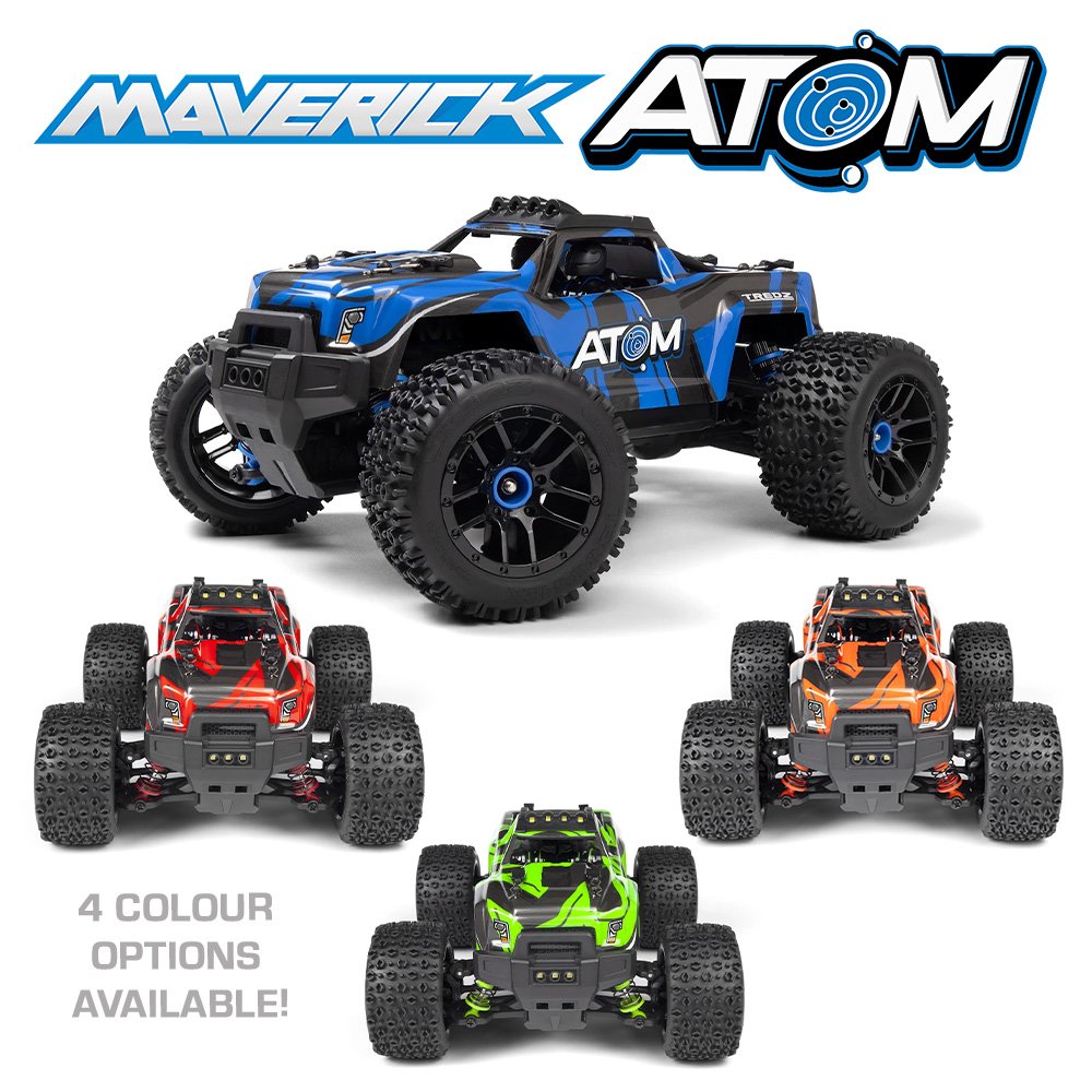 MAVERICK 1/18 ATOM AT1 4WD ELECTRIC TRUCK - GREEN