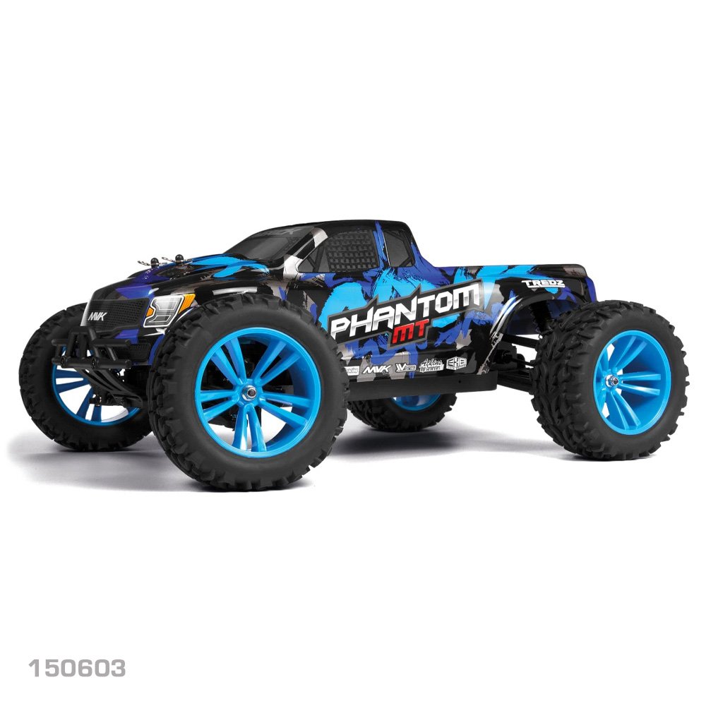 MAVERICK 1/10 PHANTOM MT RTR MONSTER TRUCK BLUE