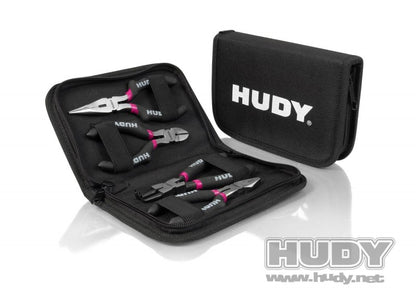 HUDY - 18900 Micro Rc Pliers Set + Carrying Bag  [HSP-189000]