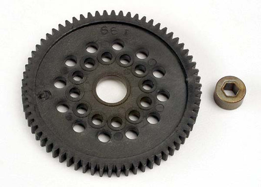 Traxxas 3166 Spur gear (66-Tooth) (32-Pitch) w/bushing 3166