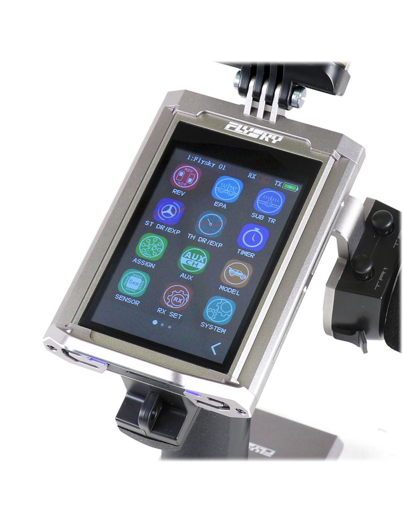 Flysky NB4 PRO 2.4G Touch screen wheel radio system (Left or Right hand adjustable) FS-NB4-PRO