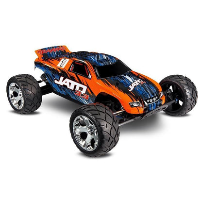 TRAXXAS 55077-3-ORNG JATO 3.3: 1/10 SCALE 2-SPEED NITRO-POWERED 2WD STADIUM TRUCK WITH TQI 2.4GHZ RADIO SYSTEM