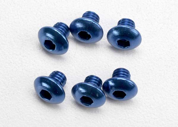 Traxxas 3940 Blue Aluminum Hex-Drive Button-Head Machine Screws 3940