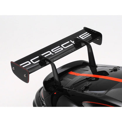 TAMIYA RC 1/10 PORSCHE 911 GT3R (992) - BLACK PAINTED BODY (TT-02)