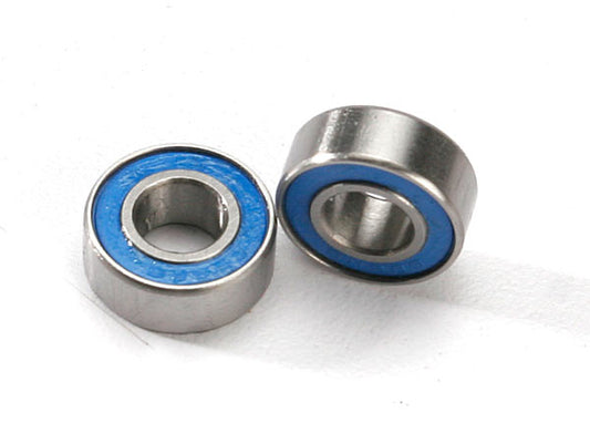 Ball 5180 Bearings, blue rubber sealed (6x13x5mm) (2) 5180