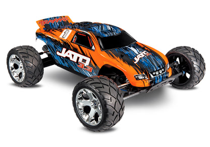 TRAXXAS 55077-3-ORNG JATO 3.3: 1/10 SCALE 2-SPEED NITRO-POWERED 2WD STADIUM TRUCK WITH TQI 2.4GHZ RADIO SYSTEM